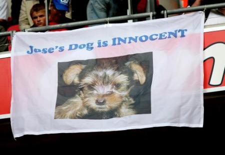 dog jose mourinho chelsea fans appeal launch police